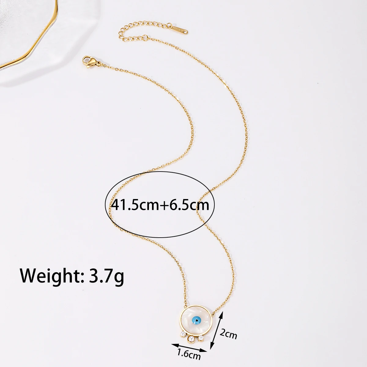 Fashion Evil Eye Pendants Necklaces for Women Goth Stainless Steel Choker Necklace Vintage Turkish Eye Neck Chains Jewelry 2022