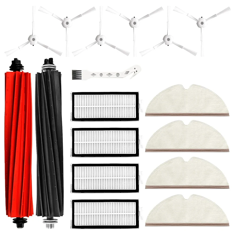 Запчасти для пылесоса Roborock Q8 Max /Q8 Max +/Q5 Pro/Q5 Pro +, основная боковая щетка, фильтры НЕРА, насадки для швабры