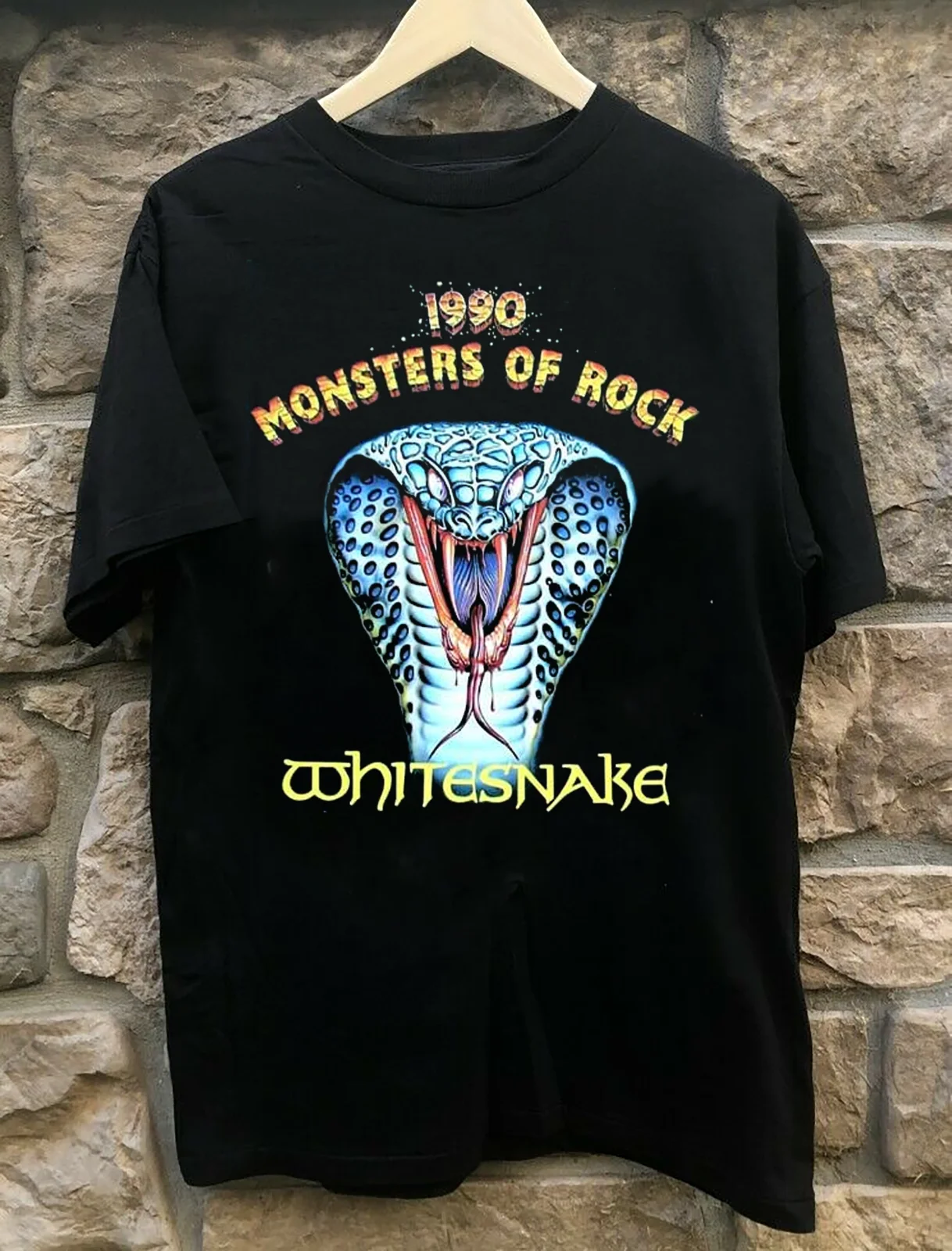 Whitesnake Band 1990 For Fan Black S 2345XL T Shirt TMB2226 long or short sleeves