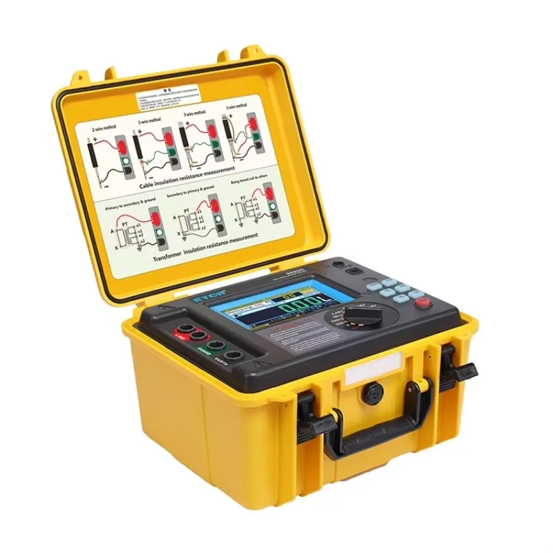 

VK3520C Digital Only 6.2Ah Large Capacity High Voltage Rechargeable Lithium Battery Insulation Resistance Tester 5000V