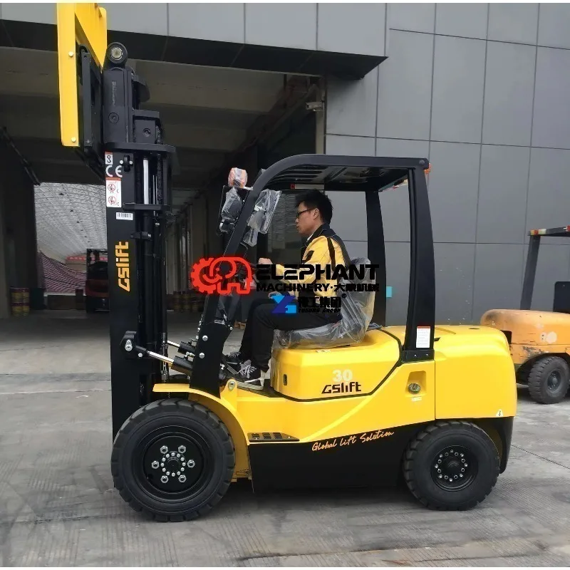 Safe Electric Forklift, 2.5T 3T Mini Battery Powered Forklift Truck, Stable Indoor Material Handler with Affordable Price