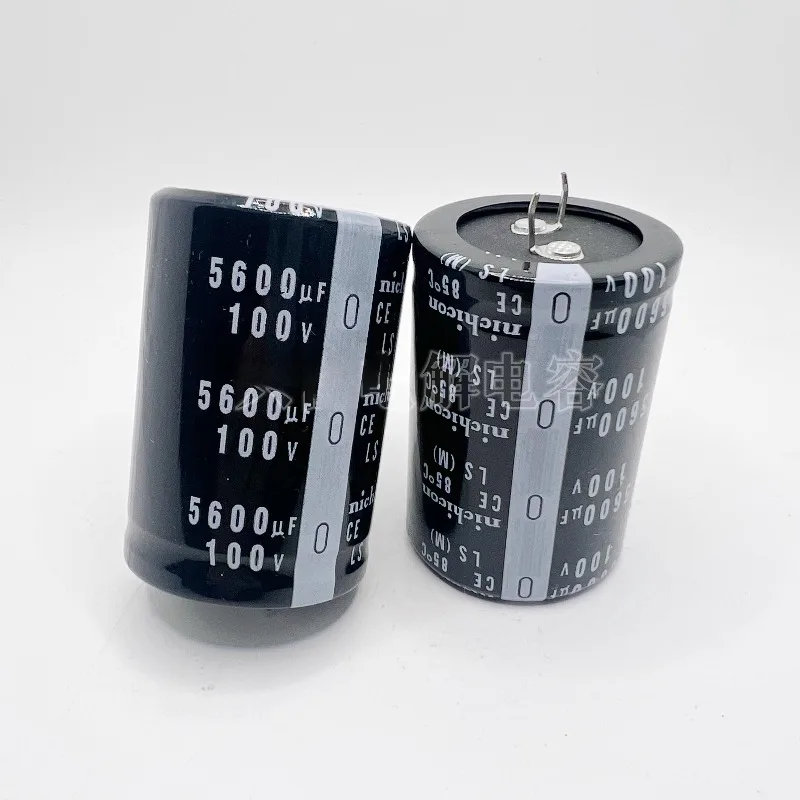 2Pcs/Lot Nichicon Audio Filter Capacitor 100V5600UF 30x50mm 30x60mm 35x40/45/50/60 Snap-in Electrolytic Capacitors