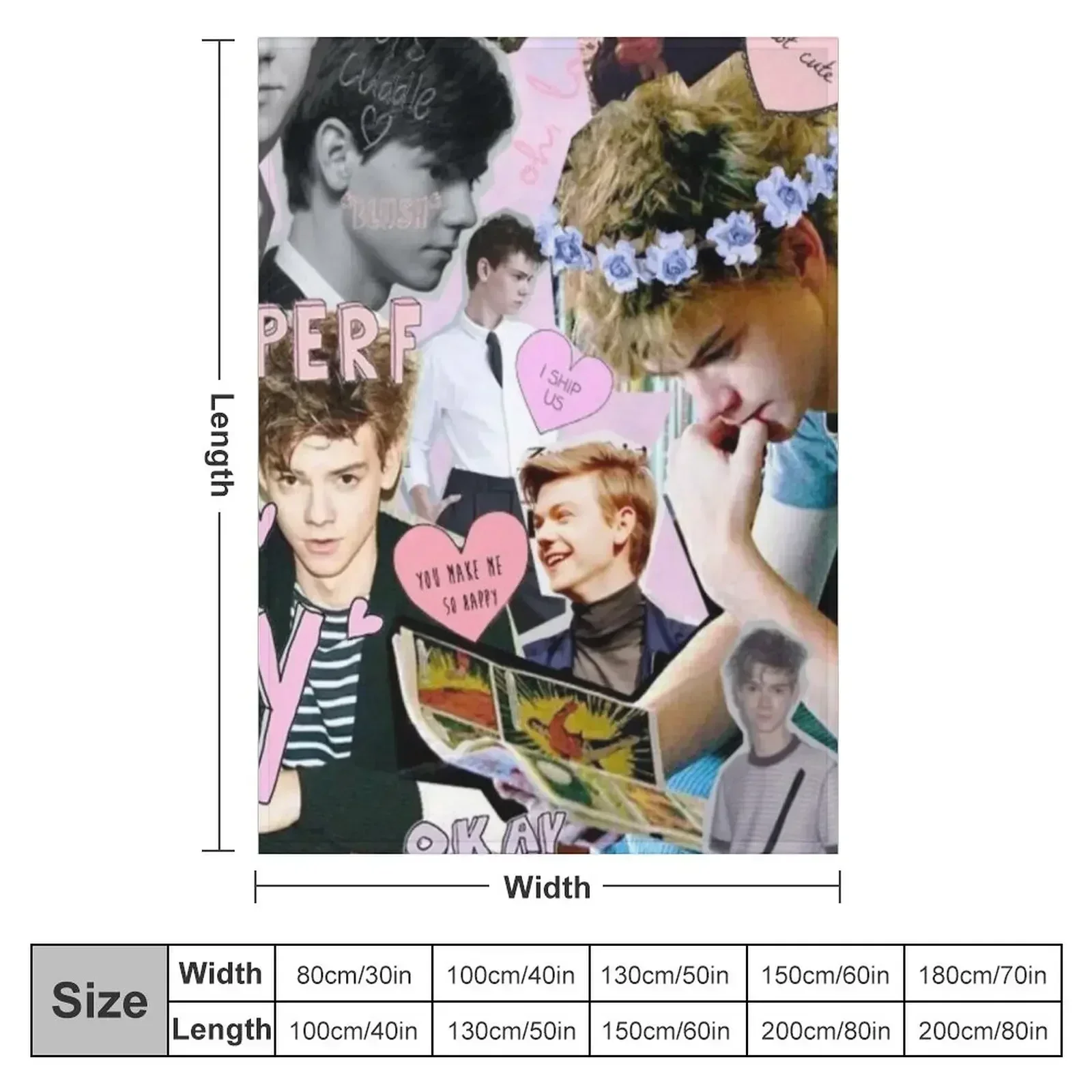 New Brodie collage Throw Blanket Beach Luxury Designer decorative Blankets For Bed Luxury Brand Beautifuls Blankets