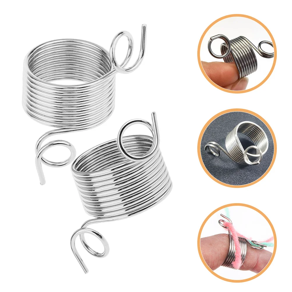 

10Pcs Knitting Rings Yarn Guide Holders Practical and Decorative Crochet Accessories Thread Guide Crochet Ring