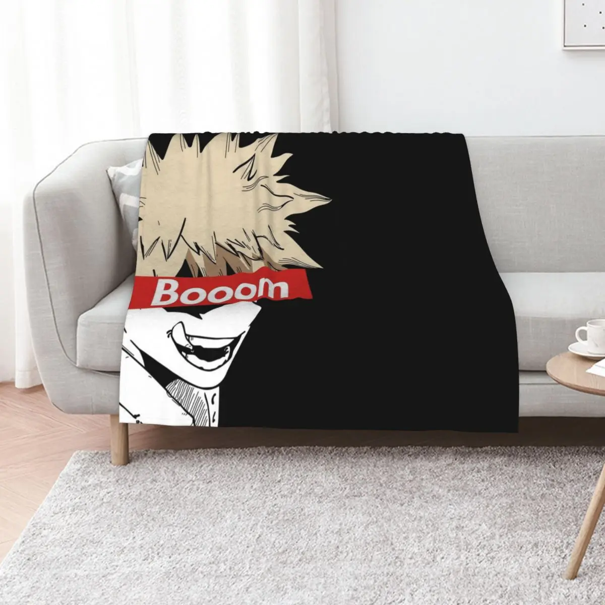 

Bakugou Throw Blanket for sofa Extra Large Throw Hairy Flannels Blankets