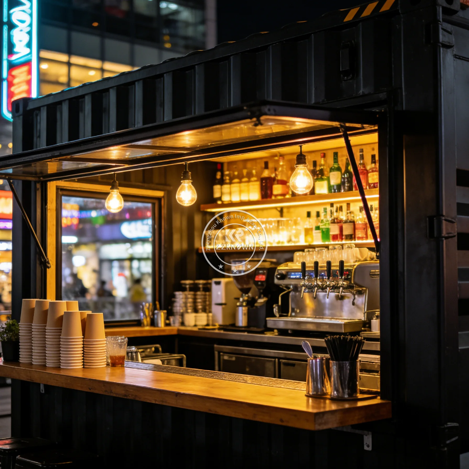 

Современный мобильный контейнерный ресторан, уличный киоск для барбекю и шашлыков, роскошный промышленный контейнерный бар для бизнеса