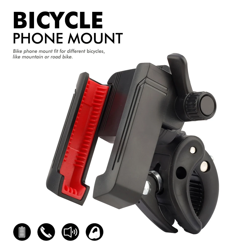 

Universal Bicycle Phone Holder Adjustable Anti-slip Phone Mount for Cycling