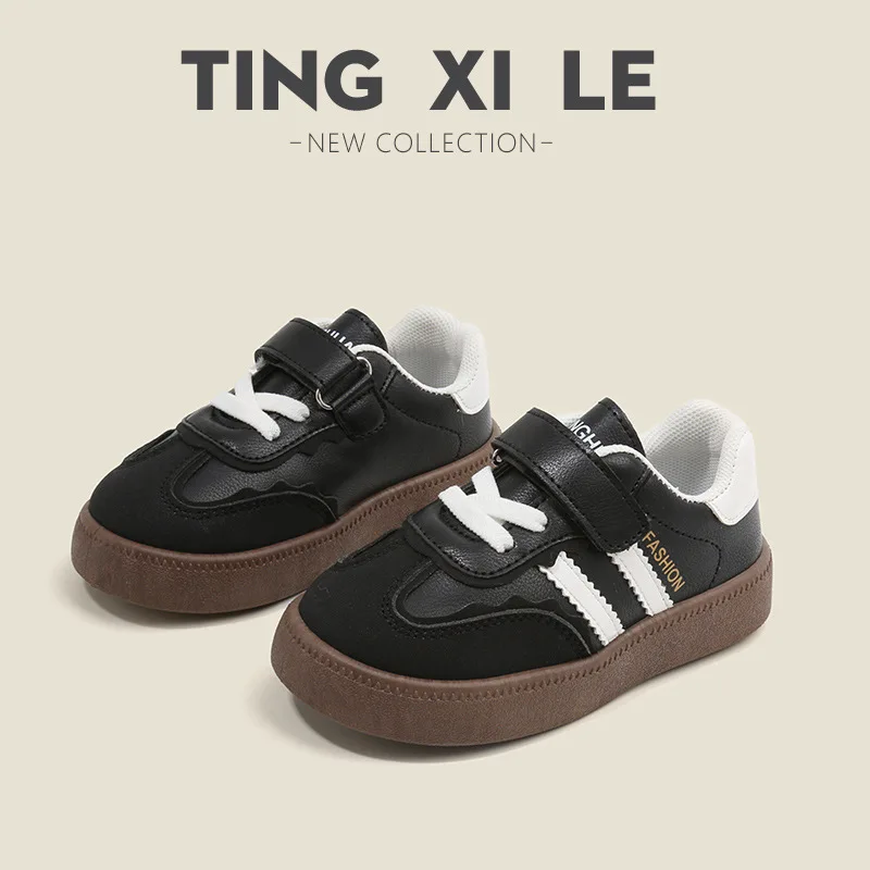 New Spring Fall Kids German Training Shoes Girls White Toddler Children Durable Sports Shoes Boys Athletic Casual Flat Sneakers
