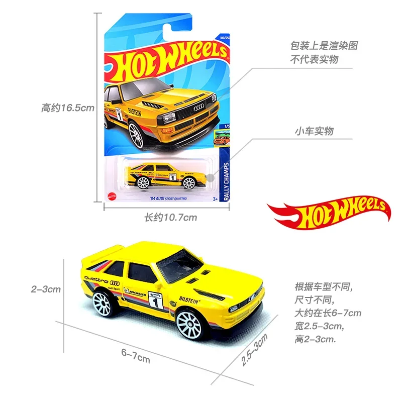 2025B Hot Wheels Car Let\'s Race Diecast 1/64 juguetes para niños Audi Mario Fiat Ford Mustang DMC Delorean Proton Saga regalo de cumpleaños