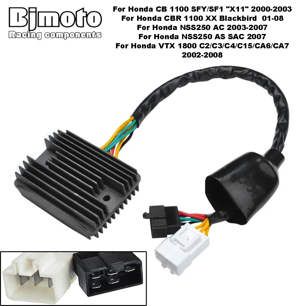 منظم جهد الدراجة النارية المعدل لهوندا NSS250 AC NSS 250 AS SAC CB 1100 SFY/SF1 "X11" CBR1100XX Blackbird VTX1800