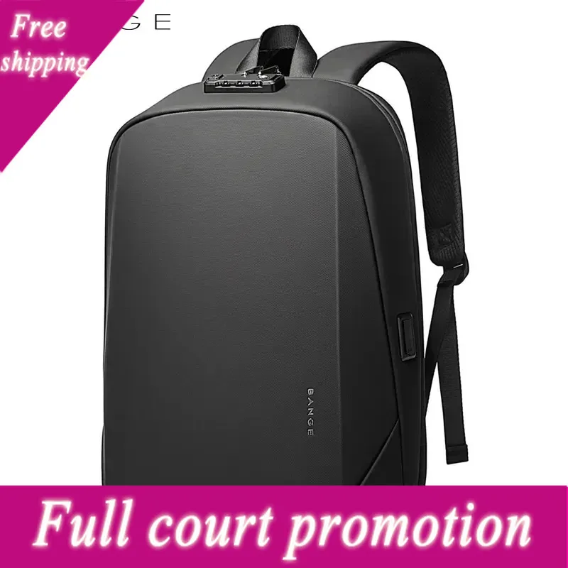 

BANGE Men's Brand Laptop Anti-theft Waterproof School s USB Travel Bag Backpack Business Male 2025