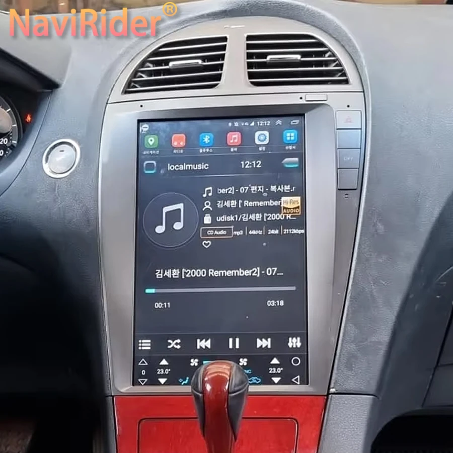 12.8inch Screen Car Auto Radio For Lexus ES ES240 ES350 ES300 2006-2012 Android 14 Auto Stereo GPS Multimedia Video Player Audio