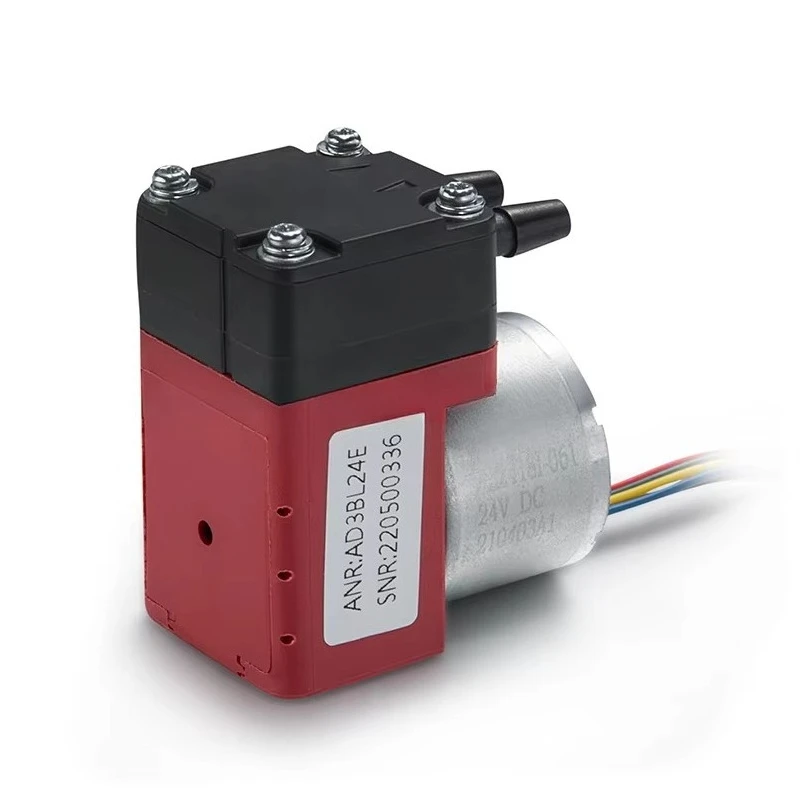 12V 24V DC Brushless Lab Vacuum Pump Low Pressure Silent Sampling Electric Micro Air Pump Suction Small Diaphragm Pump