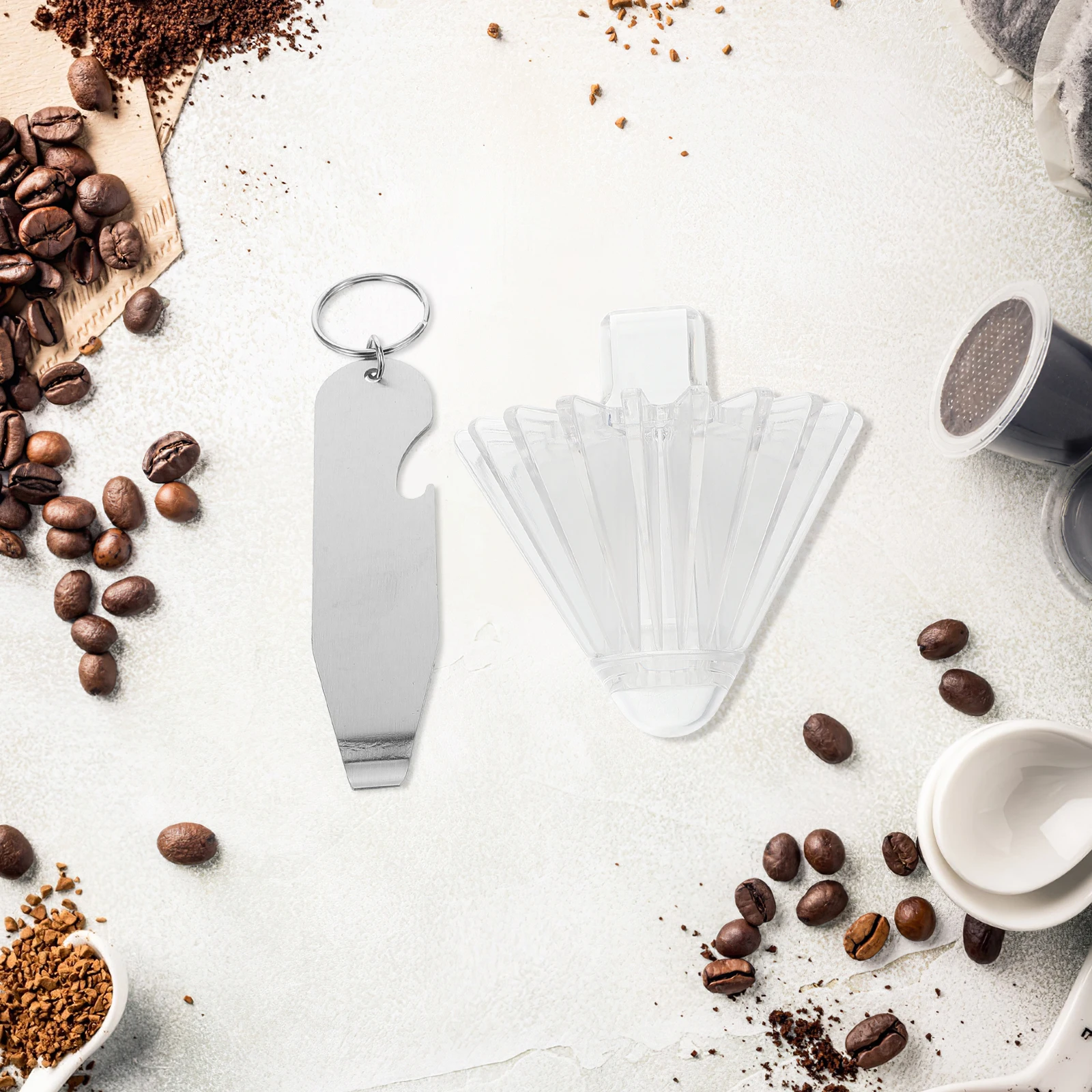 

Coffee Dripper Filter Retainer Practical Espresso Paper Holder Portable Reusable Plastic Tool For Home Kitchen Office Travel