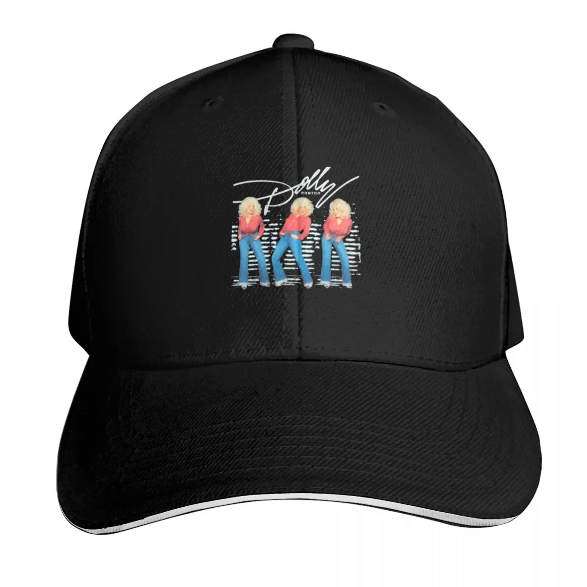 Dolly Love and Life Classic Baseball Cap Six Panel Structured Crown Sun Protection UPF 50+ Breathable Mesh Back