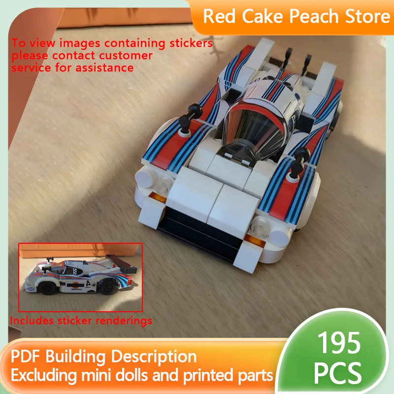 

Модель Speed Champion MOC, строительные кирпичи LC2, верхний уровень, спортивный автомобиль, модульная технология, сборный детский костюм, игрушки, подарки, праздник