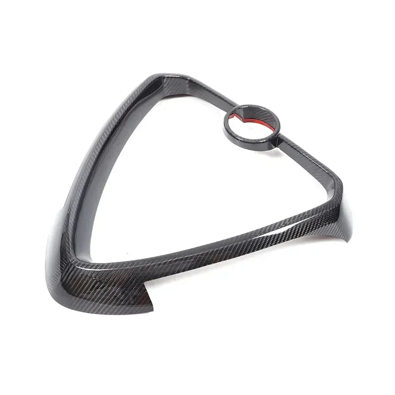 For Alfa Romeo Tonale 2022-2024 real carbon fiber car styling front grille logo frame cover sticker car exterior accessories