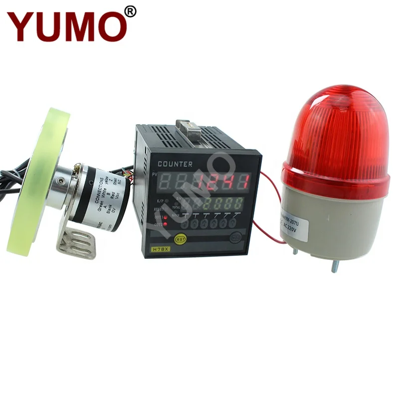 ATK72-E Rotary Encoder Speed 300mm Wheel with Warning Light