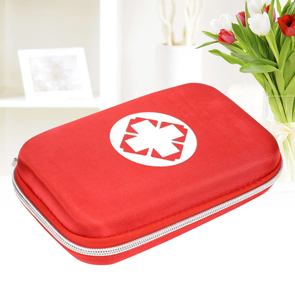 1Pcs Sturdy Eva First Aid Bag Quick-Access Portable Kit Ideal for Camping Hiking Road Trips Cars Homes Offices Schools