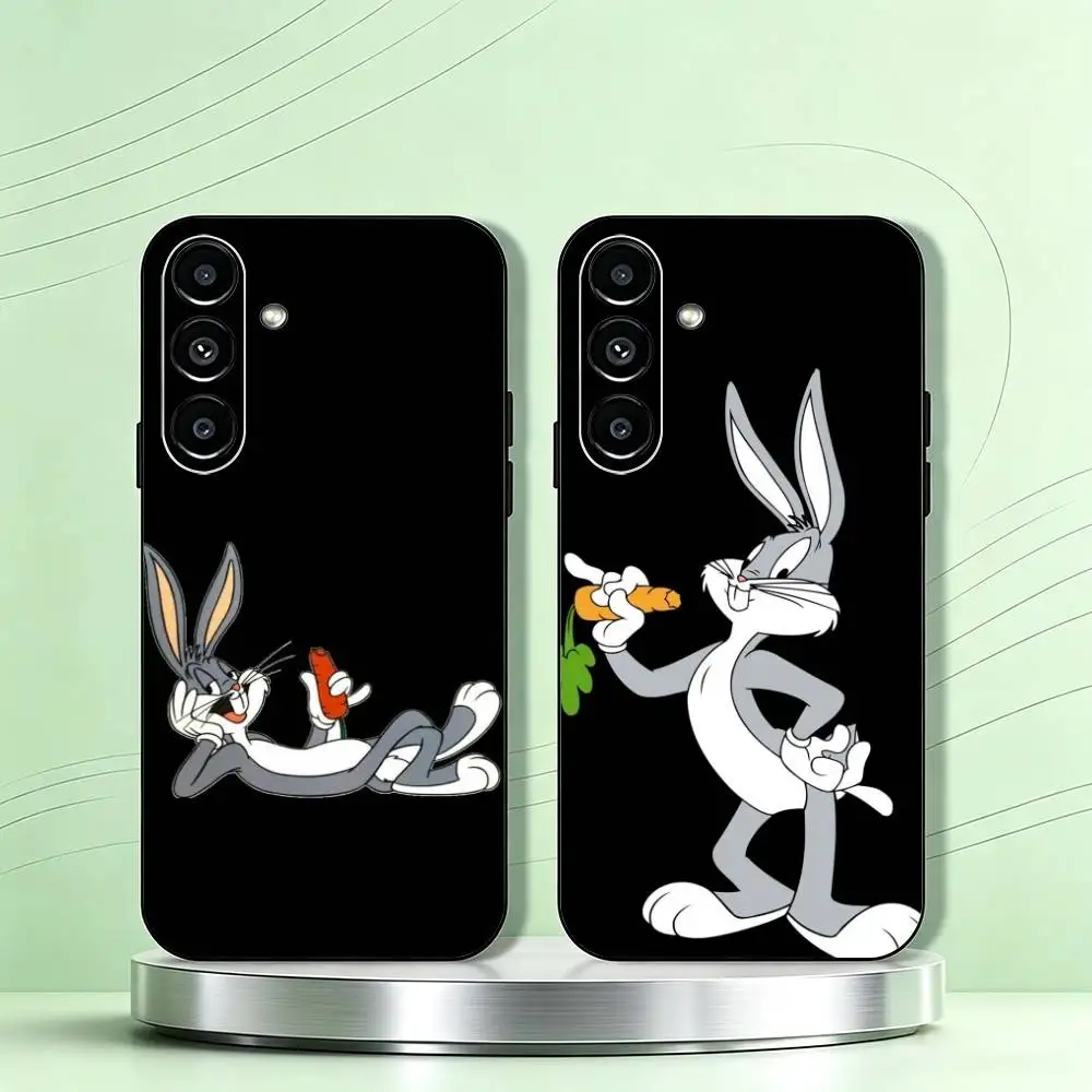Bugs-S Bunnys Cartoon  Phone Case For Samsung Galaxy A73,A72,A71,A70,A53,A52,A51,Others Soft Black Cover Gift
