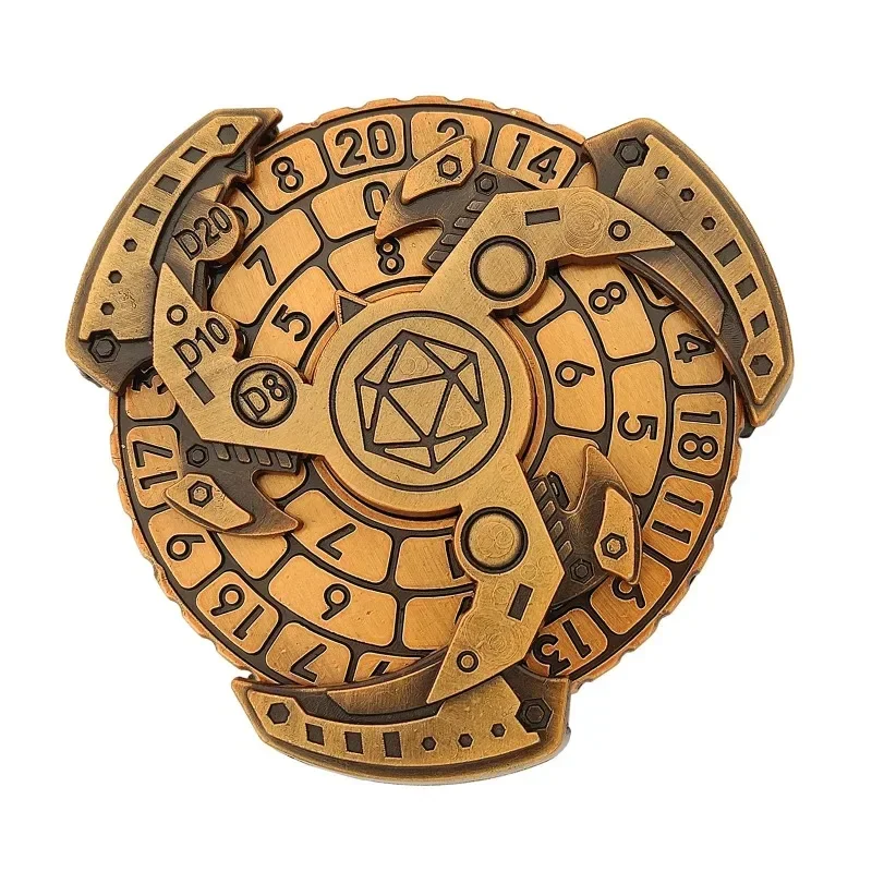 Boussole en métal Fidget Spinner Antistresse dés toupie soulager le Stress jouet rouleau à main Punnk Gyro Cool choses adultes