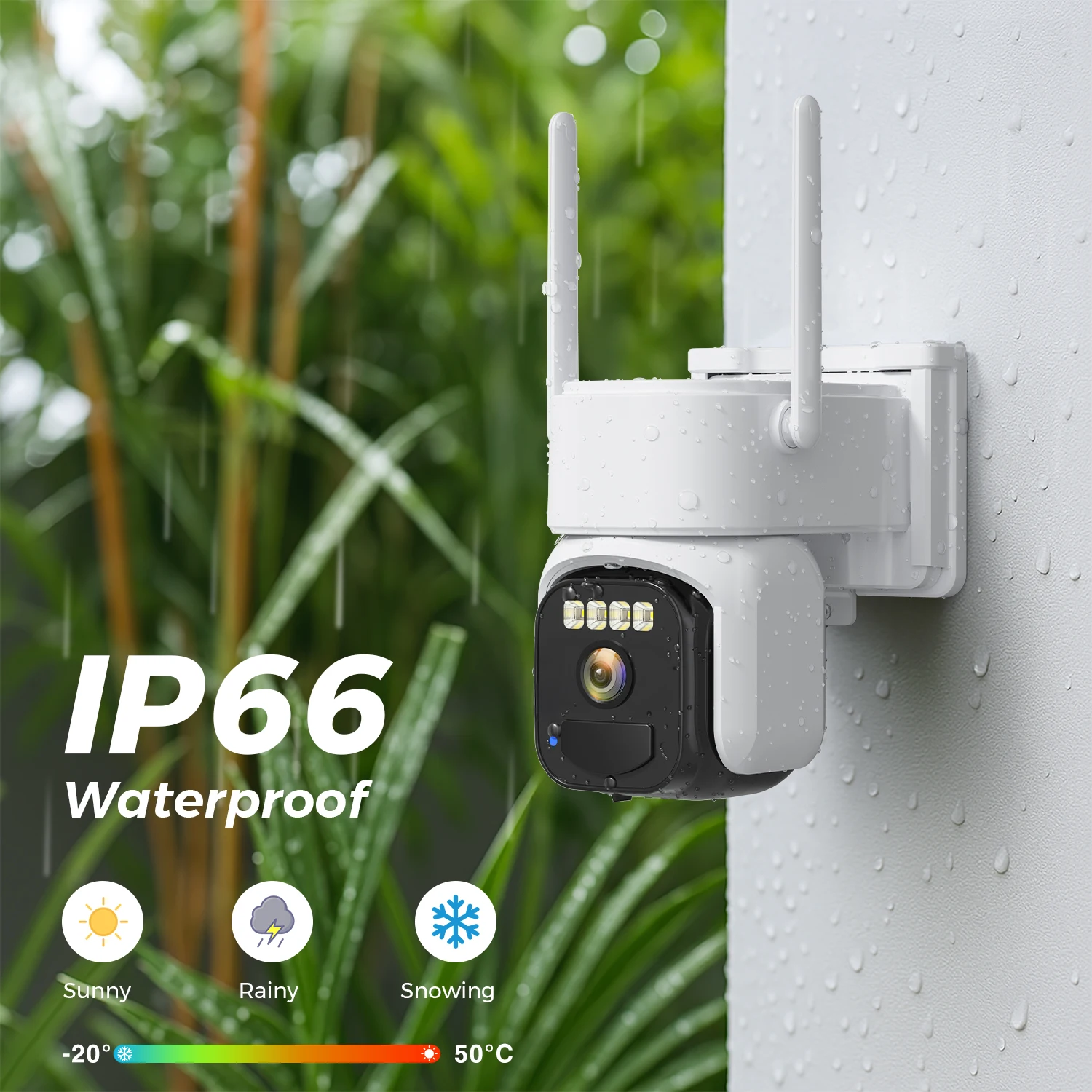 BESDER 4G PTZ Wireless Solar IP Camera 5MP HD with Built-in Battery Outdoor Video Surveillance Long Standby