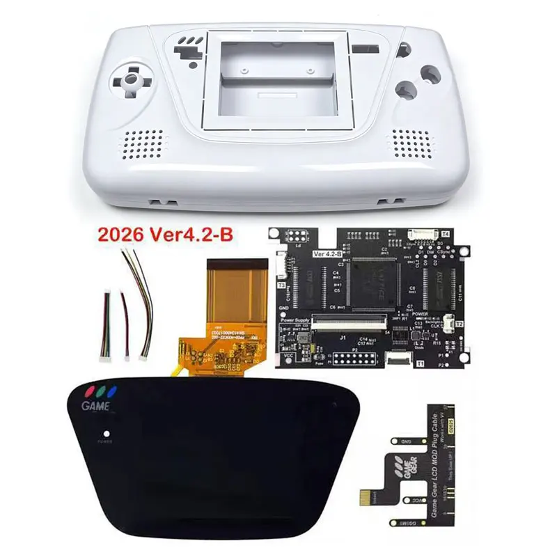2026 V4.2B IPS OGS Pre-Laminated LCD Screen Kits with Dedicated Case Highlight Brightness Screen for SEGA Game Gear GG
