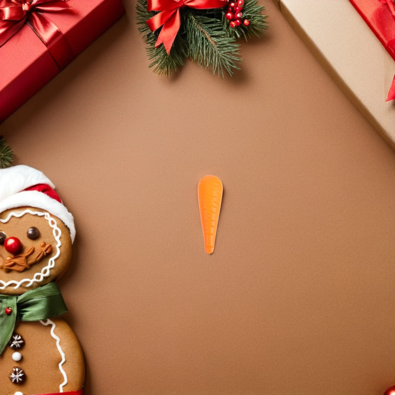

Snowman Carrot Nose Cosplay Decor Carnival Supply Costume Props for Accessories Christmas
