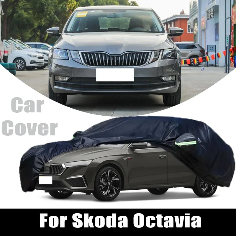 

For Skoda Octavia Outdoor Protection Full Car Covers Snow Cover Sunshade Waterproof Dustproof Exterior Protection