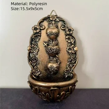 Antique Bronze Holy Water Font 1