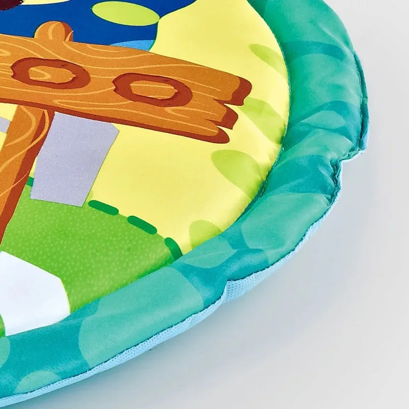 إطار اللياقة البدنية التعليمي الطفل الزحف الكلمة حصيرة لعب الرضع لعب البساط متكامل الطفل اللياقة البدنية رف لعبة الأطفال بطانية مستديرة #4