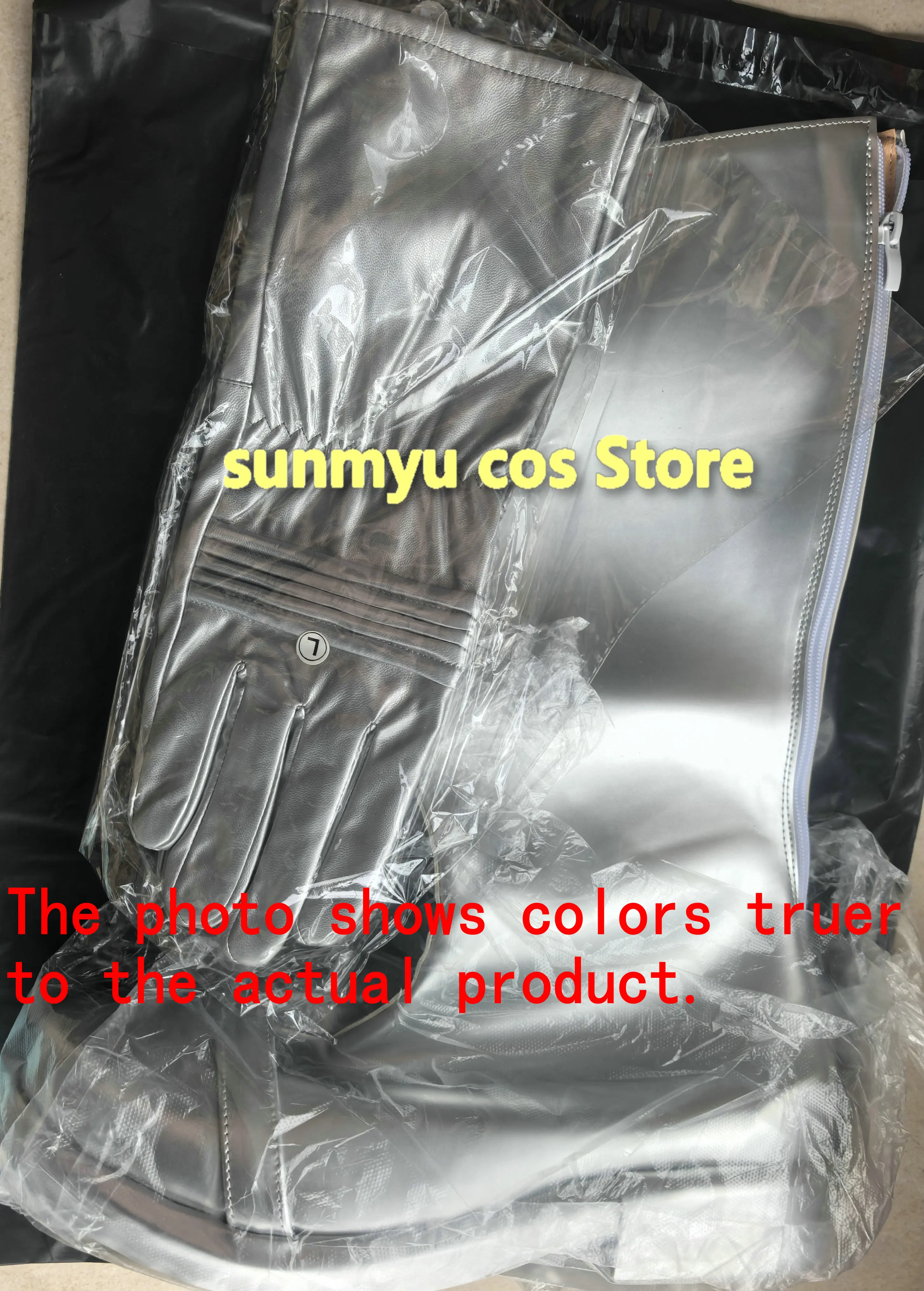 Kamen Super sentai series Universal Silver Boots Silver Gloves Cosplay