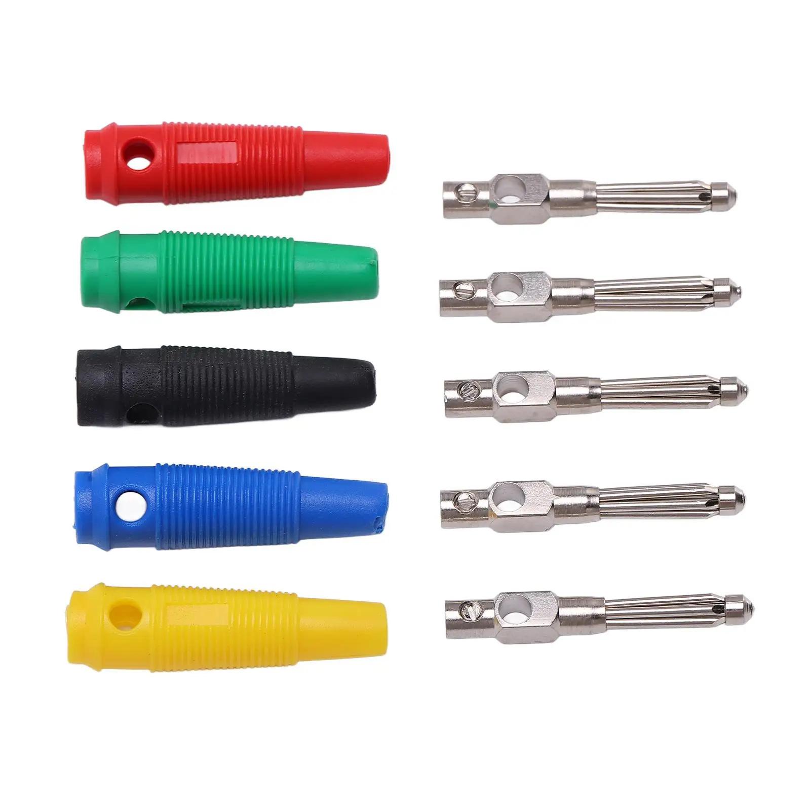 High Voltage 1000V 32A 7 Pin Non Slip Banana Connector Male 4mm Plug for computer Use