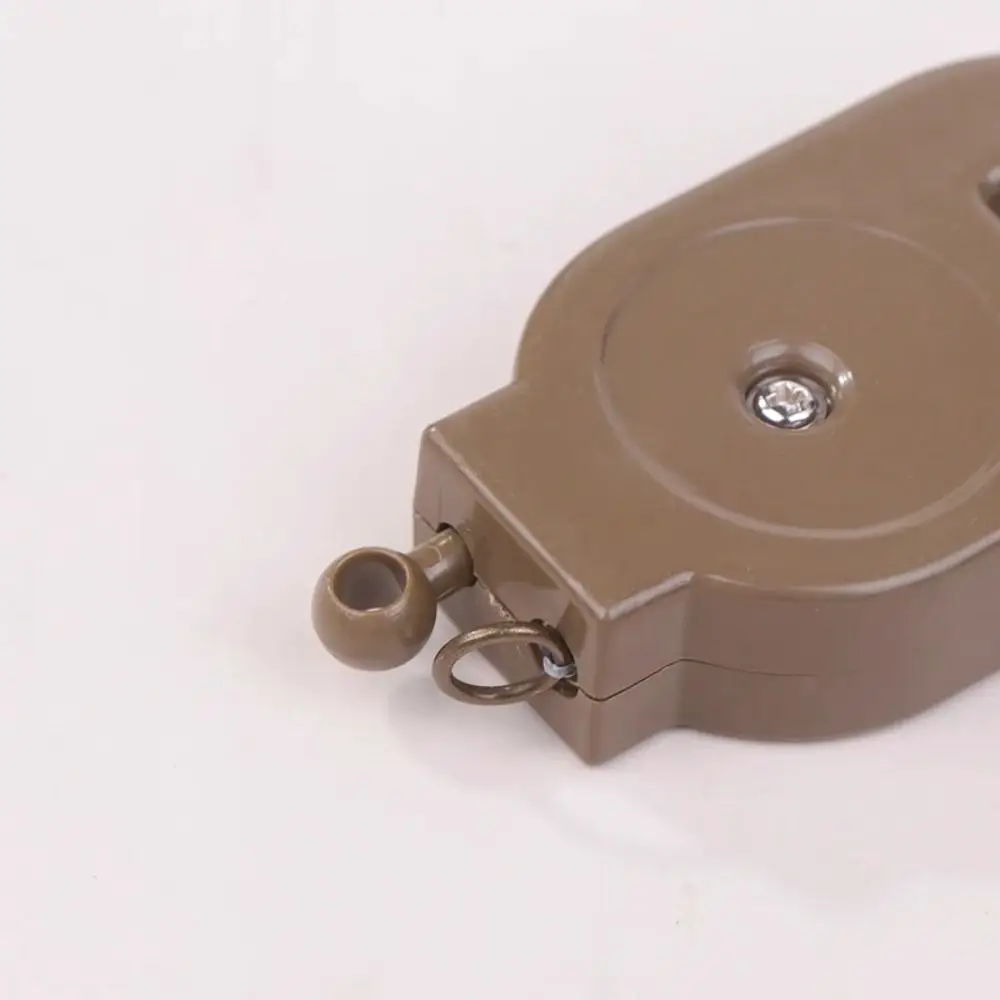 Durable Steel Wire Hunting Keychain Rebound PE Wire Quick Setting Trap Clip Retractable Easy Pull Buckle Outdoor Hunting Tool