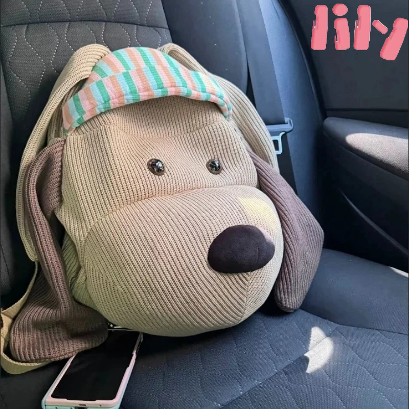 

Internet Celebrity New Cute Little Dog Travel Backpack Large Capacity Backpack Women Cartoon Bag Birthday Doll Backpack Gift