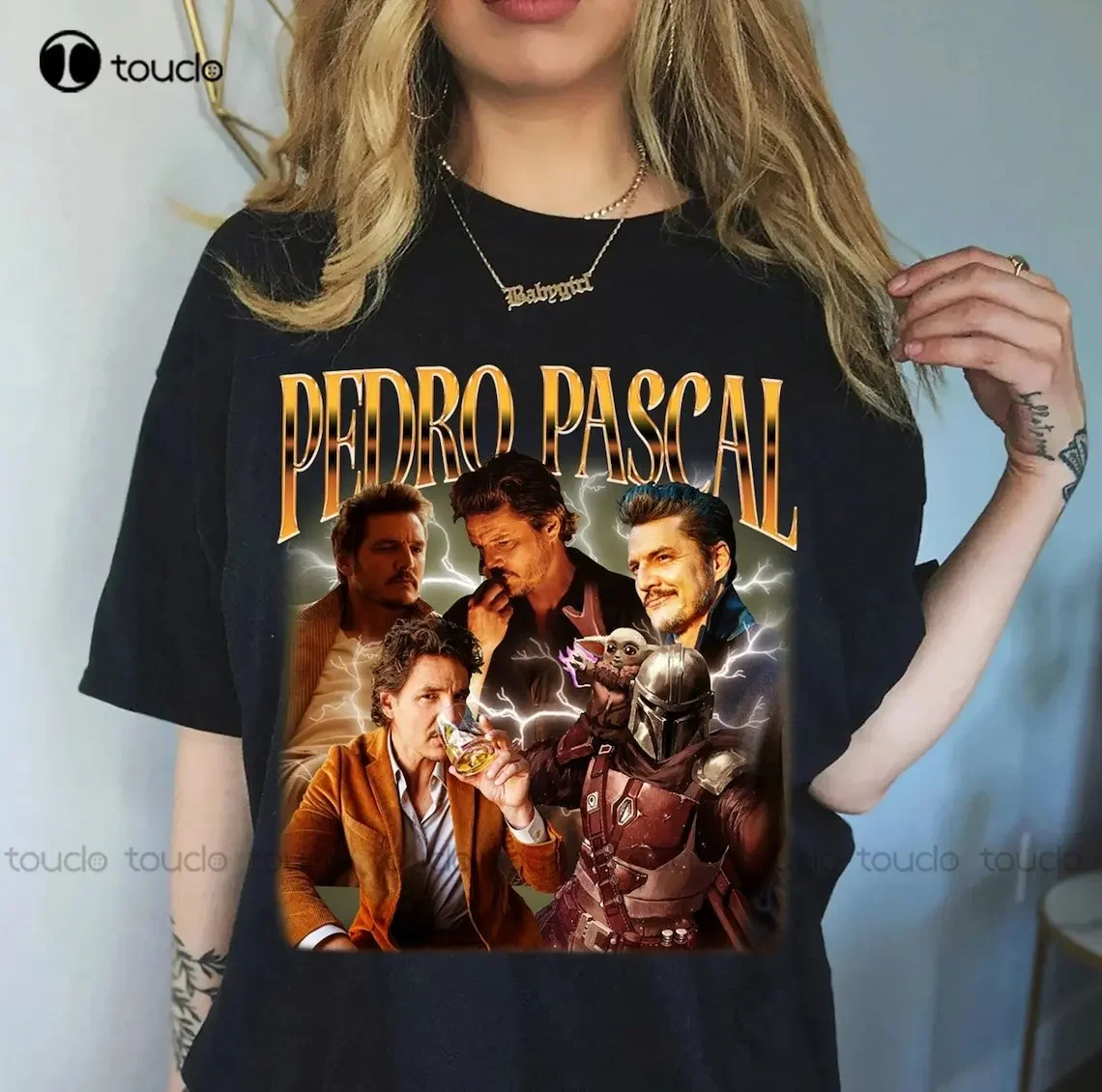 Pedro Pascal Shirt Actor Retro 90S Narco Pedro Pascal Fans Gift Pedro Pascal Shirt