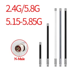 2.4G 5.8G fiberglass antenna for Hotspot WIFI 2.4GHz outdoor enhanced signal AP antenna High gain router modem Zigbee antenna 5G