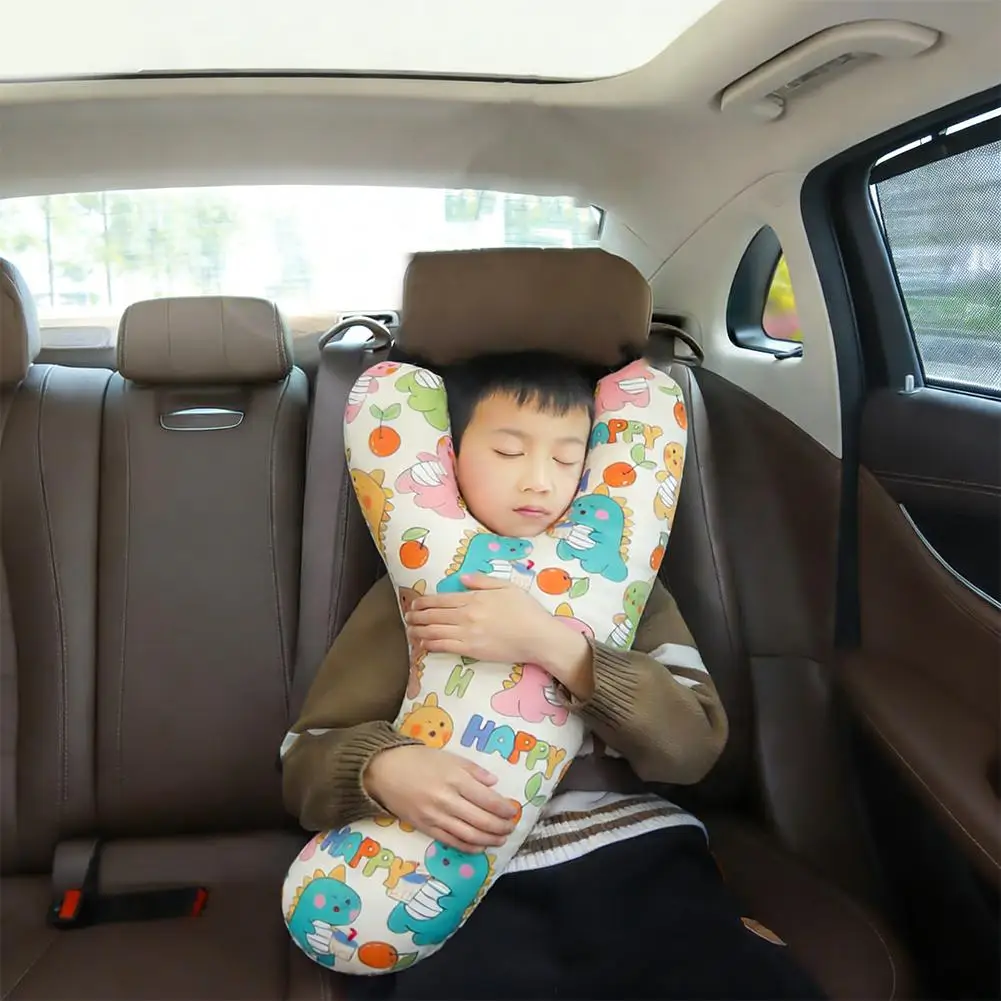 Appuie-tête de voiture en forme de Y pour enfants, protection de siège arrière de voiture, oreiller de ceinture de sécurité pour adultes, oreiller de siège de voiture