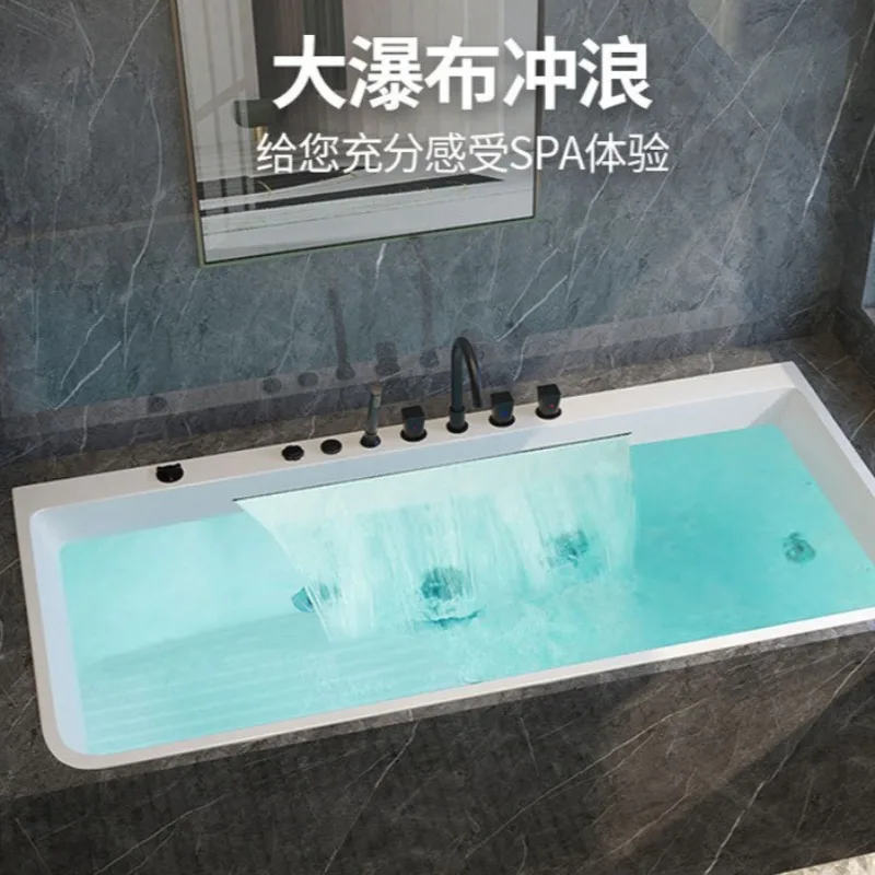 

built-in bathtub acrylic bathtub surfing massage adult inlaid bricklaying intelligent constant temperature heated bath