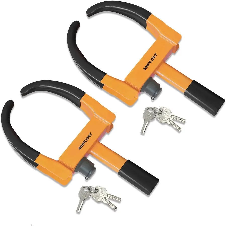 

Universal Adjustable Trailer Wheel Lock Security Tire Boot AntiTheft Device for ATV RV SUV Car Golf Cart Boats Motorcycles Brig