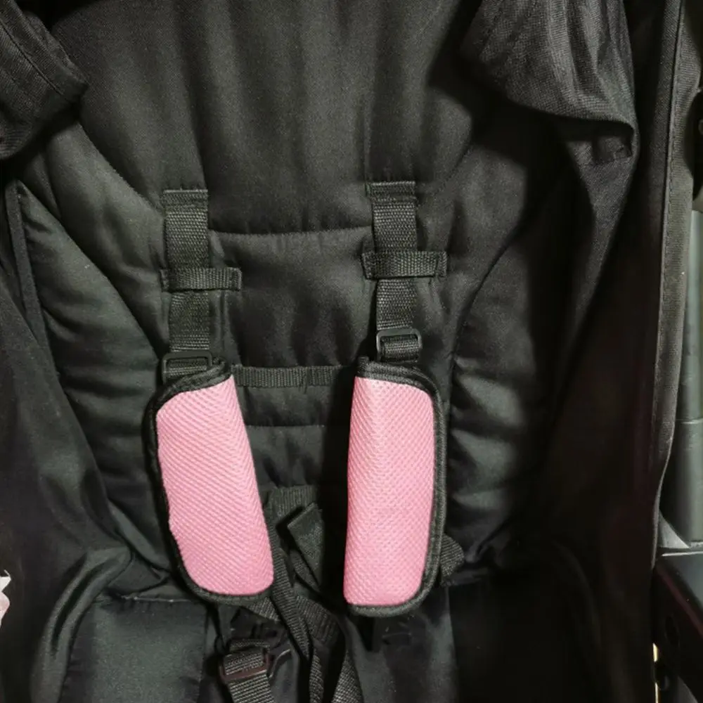 Pad Sponge Mesh Infant Stroller Accessories Infant Stroller Cushion Baby Shoulder Belt Pad Safety Shoulder Strap Cover