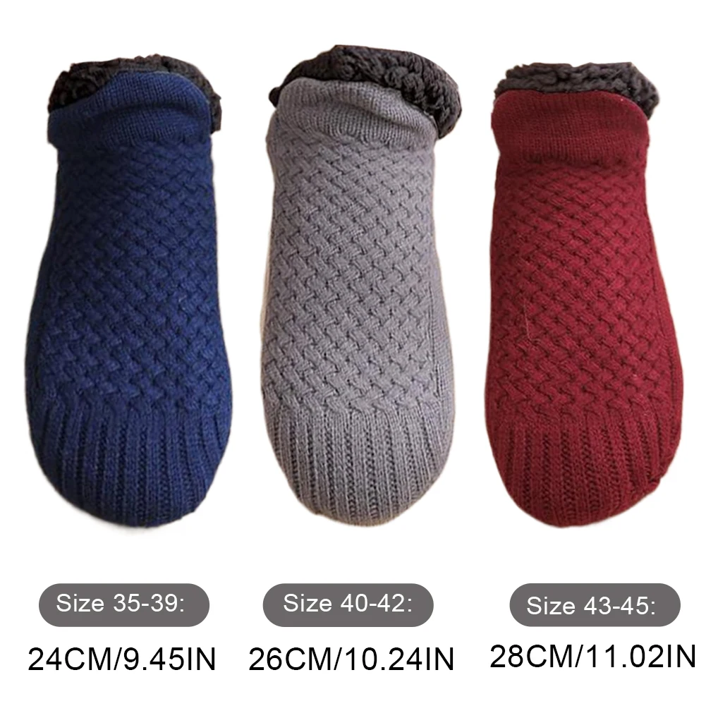 Chaussons thermiques d'hiver pour hommes et femmes, chaussettes de ski, chaussettes de sol floues, chaussettes de couchage d'intérieur pour la maison, chaussettes d'escalade chaudes pour Noël