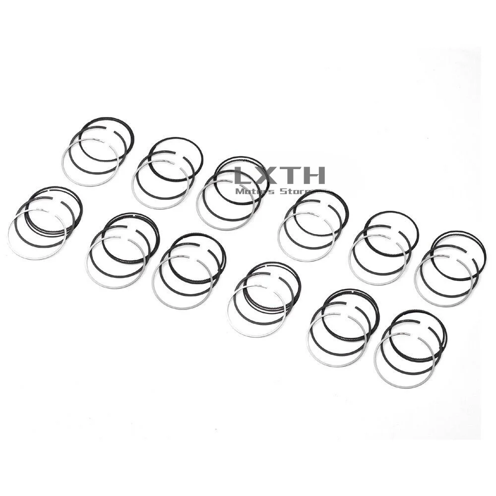 Piston Rings Set STD 12cyl Mahle A11250152565 For BMW 760i 760Li E65 E66 N73B60 6.0L V12