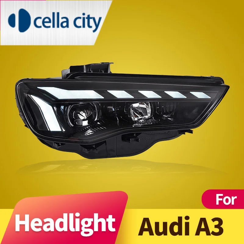 

Car Styling Head Lamp for Audi A3 Headlights 2014-2016 A3 8V LED Headlight Projector Lens DRL Head Lamp Auto Accessories