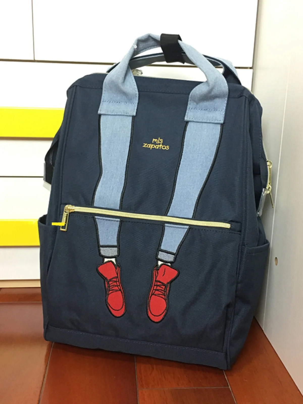 

New Mis Zapatos Women's Casual Ox Fabric Bapa Korean Sle Commuter Bag with Leg Beau Feature Hard ell Bapa