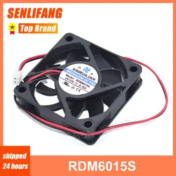 For XINRUILIAN RDM6015S DC12V 0.15A 2Lines 6015 6CM 60MM 60X60X15MM Cooling Fan