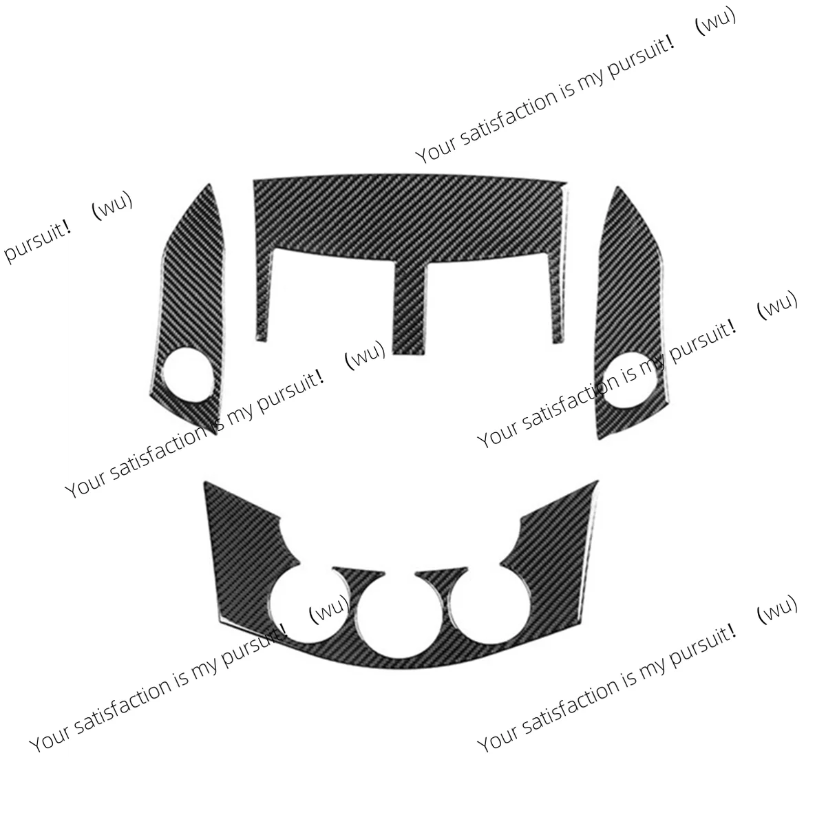Car carbon fiber sticker, central control panel, warning light, frame cover, suitable for Toyota RAV4, RAV 4 trim, 2006-2012