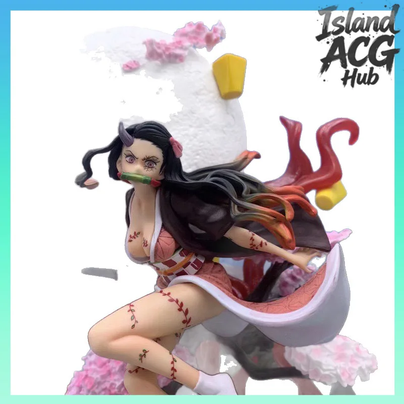 

GK Statue Butterfly Shinobu and Demon Slayer Nezuko PVC Action Figure Set Anime Model Collection Display Decor Gift for Fans