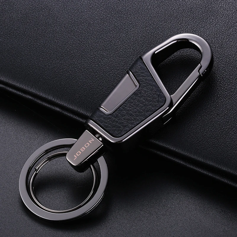 Classic Men Key Chain Car Luxury Keychain Durable Comfortable Press for Key Ring Holder Jewelry Accessories Xmas Christmas Gift