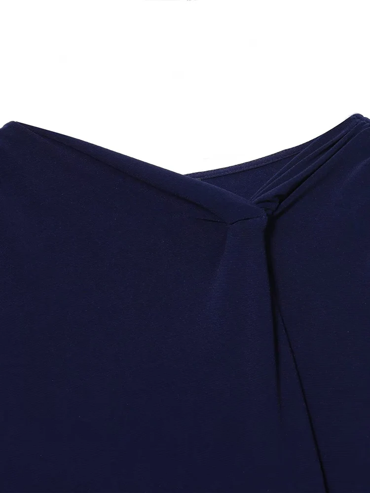 欧米風秋の新作トレンドシンプルレディース服ドレープ長袖ストレートベルトプリーツワンピース